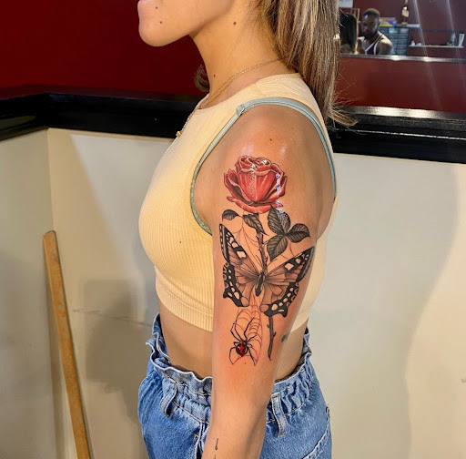 Explore face tattoo ideas, creative tattoo ideas in Farmingdale, available at Tattoo Ritual