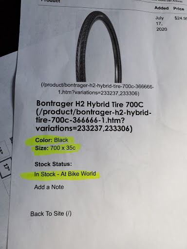 Bicycle Store «Bike World at 281», reviews and photos, 15675 San Pedro Ave, San Antonio, TX 78232, USA