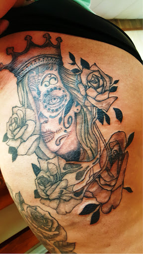 Explore finger lettering tattoo ideas, creative tattoo ideas in Owensboro, available at BnB Tattoos & Piercings