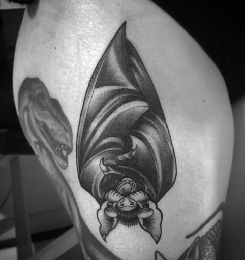Explore mercury tattoo ideas, creative tattoo ideas in Lawrence, available at Standard Electric Tattooing