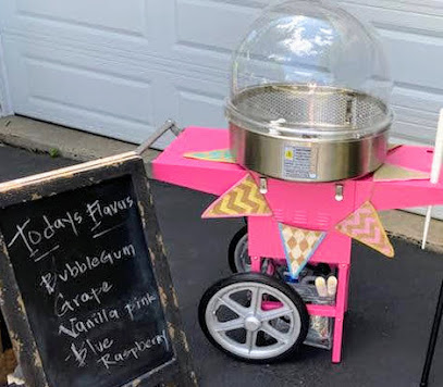 The Sweetest Adventure mobile cotton candy cart