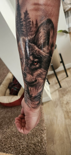 Explore girly half sleeve tattoo ideas for females, creative tattoo ideas in Grand Ledge, available at Van Gogh Tattoos