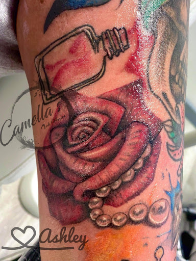 Explore grand theft auto tattoo ideas, creative tattoo ideas in Jersey Shore, available at Camellas Ink House