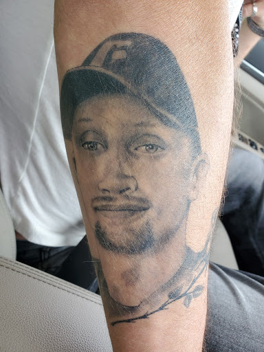 Explore bull skull tattoo ideas, creative tattoo ideas in Nashville, available at Kustom Thrills Tattoo