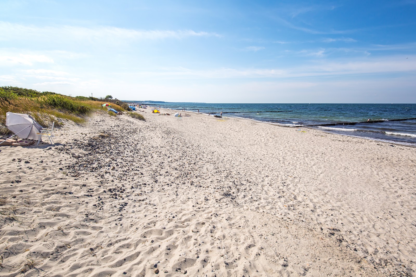 Fotografija Strand Borgerende z svetel pesek površino