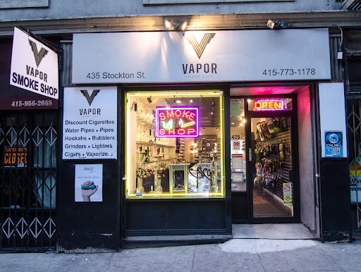 Vapor Smoke Shop, 435 Stockton St, San Francisco, CA 94108, USA, 