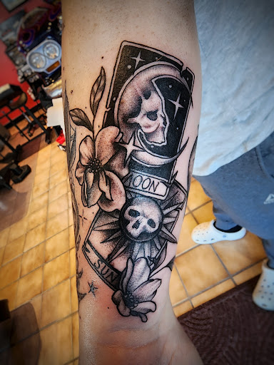 Explore cover up tattoo ideas for upper back, creative tattoo ideas in Minocqua, available at Walking Arts Tattoos