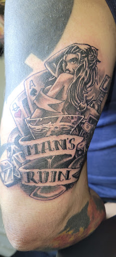 Explore black light tattoo ideas, creative tattoo ideas in Angola, available at Hoodlum Ink