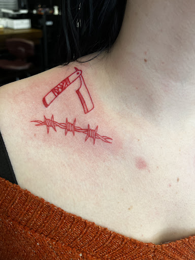 Explore dripping tattoo ideas, creative tattoo ideas in Silver City, available at Independent Ink Tattoo