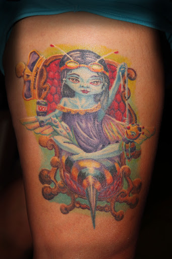 Explore small behind ear tattoo ideas, creative tattoo ideas in Grand Rapids, available at Plowshare Studios