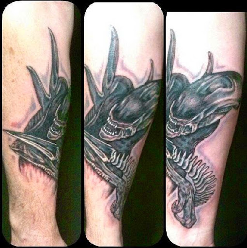 Explore egyptian chest tattoo ideas, creative tattoo ideas in Martinsburg, available at 100 Proof Tattoo