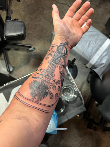 Explore macabre tattoo ideas, creative tattoo ideas in Bloomington, available at Til Death Tattoo And Piercing Parlor