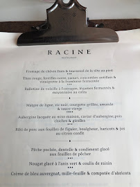 Menu / carte de Racine Restaurant à Lectoure