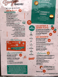 Burger Theory - restaurant végétal à Paris carte