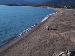 Foto van Liamone beach en de nederzetting