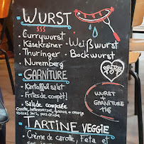 Wunderbär à Paris menu
