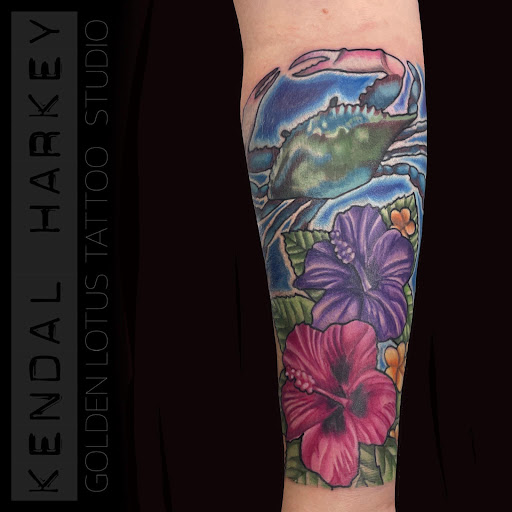Explore emperor's new groove tattoo ideas, creative tattoo ideas in Sherwood, available at Golden Lotus Tattoo Studio