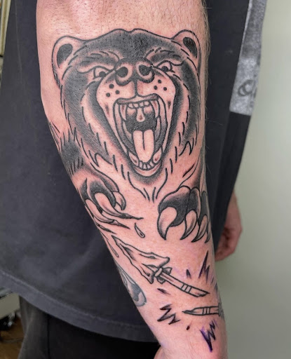 Explore sketch tattoo ideas, creative tattoo ideas in Baltimore, available at Rippd Canvas Tattoo Shop Artists Social Club