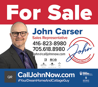 John Carser, Sales Representative, RE/MAX REALTRON REALTY INC. Brokerage
