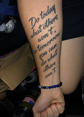 Explore fortnite tattoo ideas, creative tattoo ideas in Orange, available at Orange County Tattoos