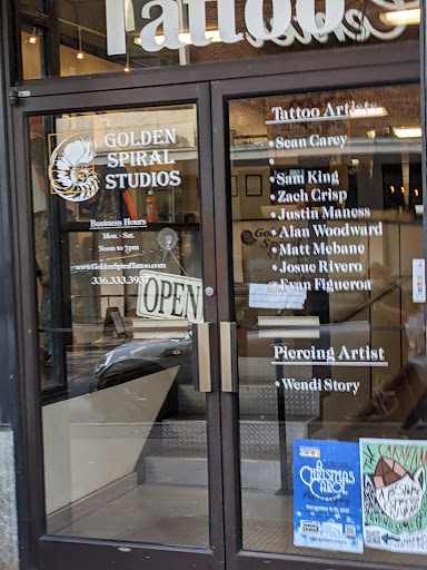 Tattoo Shop «Golden Spiral Studios», reviews and photos, 206 S Elm St, Greensboro, NC 27401, USA