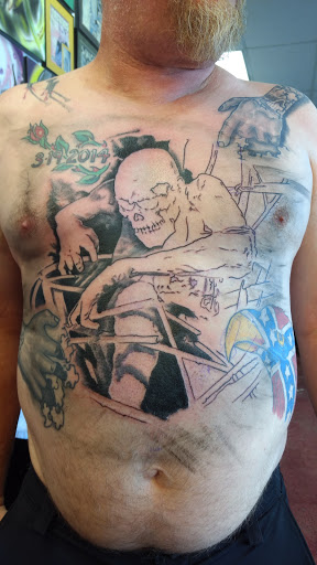 Explore tattoo ideas for behind ear, creative tattoo ideas in Burlington, available at Tiny Tims Tattoo Shop