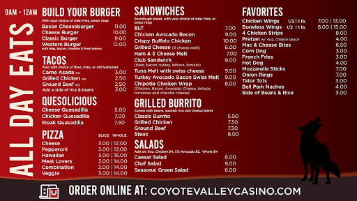 Restaurant «Coyote Valley Casino Restaurant», reviews and photos, BIA Rd 228, Redwood Valley, CA 95470, USA