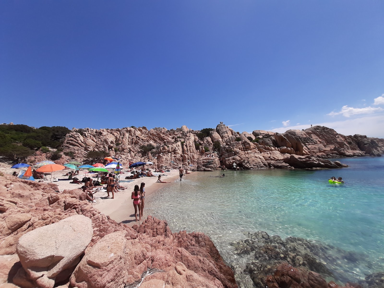 Photo of Cala Coticcio beach II with partly clean level of cleanliness