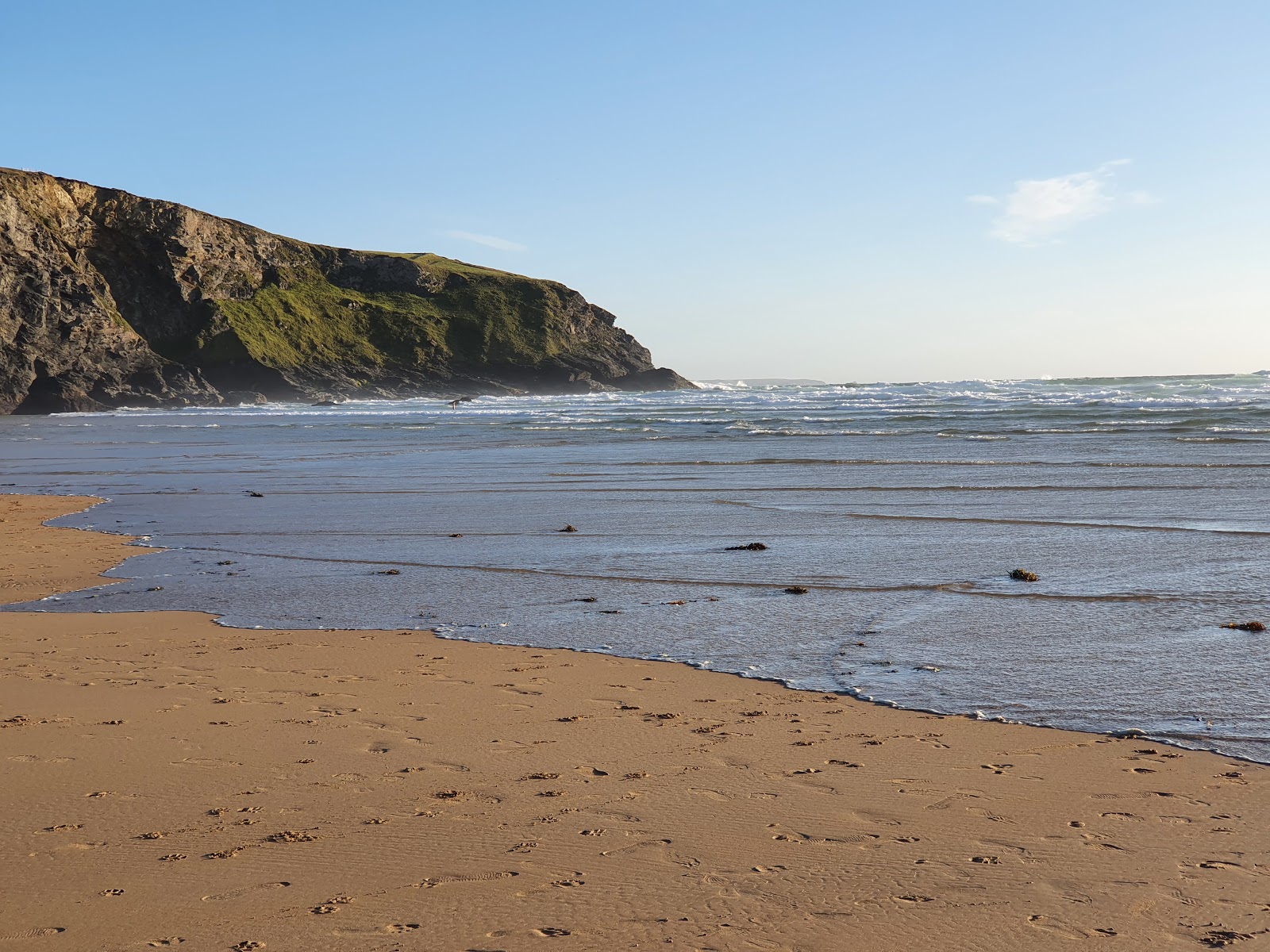 Photo of Mawgan Porth Beach with spacious shore
