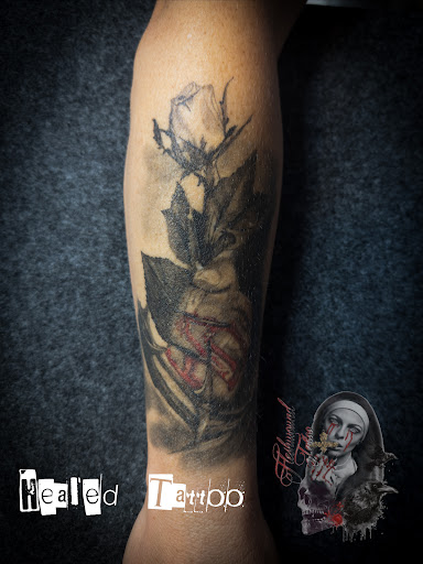 Explore rip tattoo ideas for guys, creative tattoo ideas in Moweaqua, available at Fleshwound Tattoo