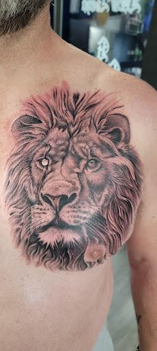 Explore schnauzer tattoo ideas, creative tattoo ideas in Kalispell, available at Swindler Ink