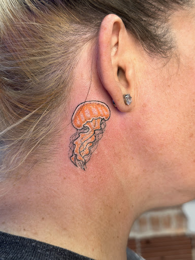 Explore science tattoo ideas, creative tattoo ideas in Dallas, available at M Street Tattoo Studio