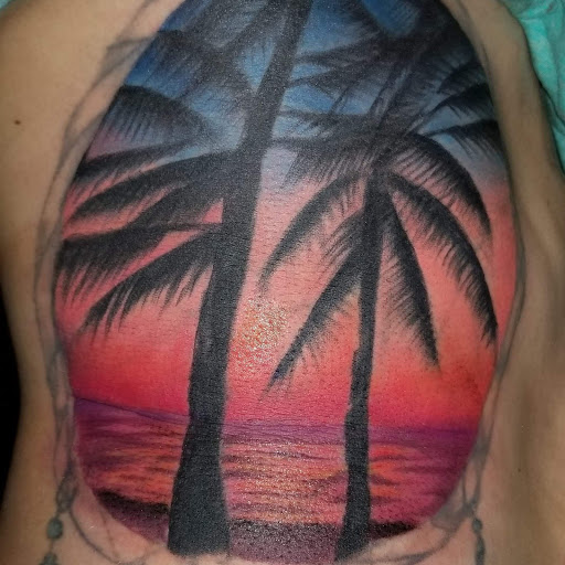 Explore mechanic sleeve tattoo ideas, creative tattoo ideas in Angola, available at Hoodlum Ink