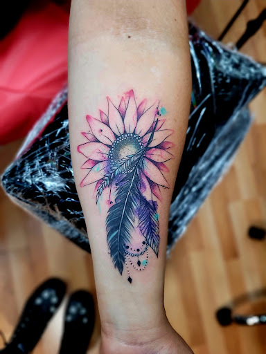 Explore water sign tattoo ideas, creative tattoo ideas in Benton, available at Spectrum Tattoo