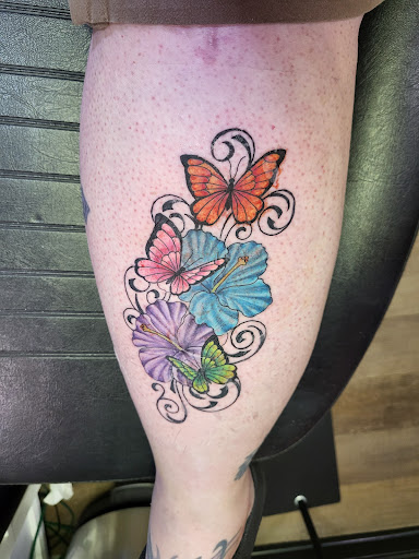 Explore half sleeve tattoo ideas for men with meaning, creative tattoo ideas in Staunton, available at Scarlet Moon Tattoos LLC