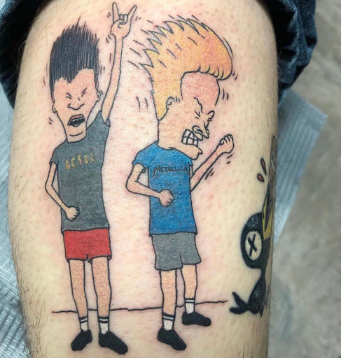 Explore apple tattoo ideas, creative tattoo ideas in Hamden, available at Burning Hearts Tattoo Co.