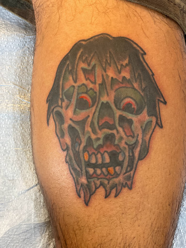 Explore trout tattoo ideas, creative tattoo ideas in Kansas City, available at Golden Stag Tattoo and Gallery