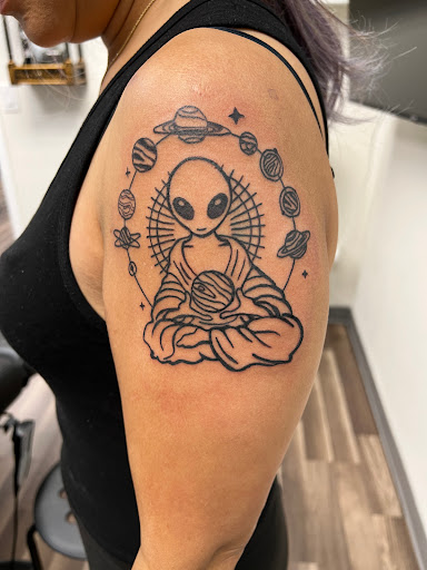 Explore arrow tattoo ideas for guys, creative tattoo ideas in Vancouver, available at Headstrong Tattoo Studio & Piercing