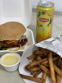 Hamburger du Restaurant de hamburgers Vegan escape - Restaurant - Fast-food à Bois-d'Arcy - n°7