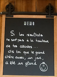 Restaurant La Bouche Rit à Fleury (le menu)