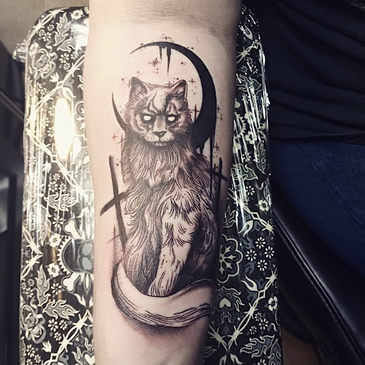 Explore mf doom tattoo ideas, creative tattoo ideas in Vancouver, available at New Ink Tattoo