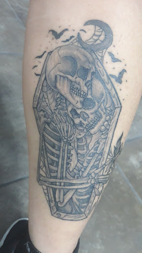 Explore shield maiden tattoo ideas, creative tattoo ideas in Edmond, available at The Tattoo Shop Edmond