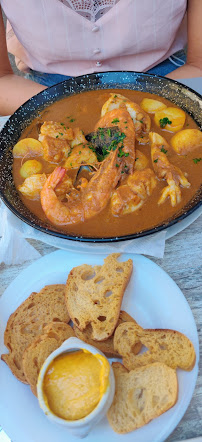 Bouillabaisse du Restaurant de poisson L'Odacieuse à Valras-Plage - n°5