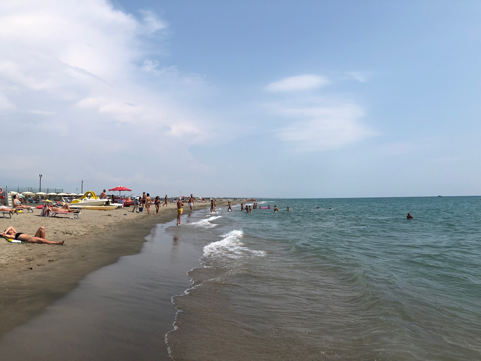 Fotografie cu La spiaggia di Bettina cu drept și lung