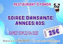 Restaurant de type buffet Restaurant ô panda à Mérignac à Mérignac (la carte)