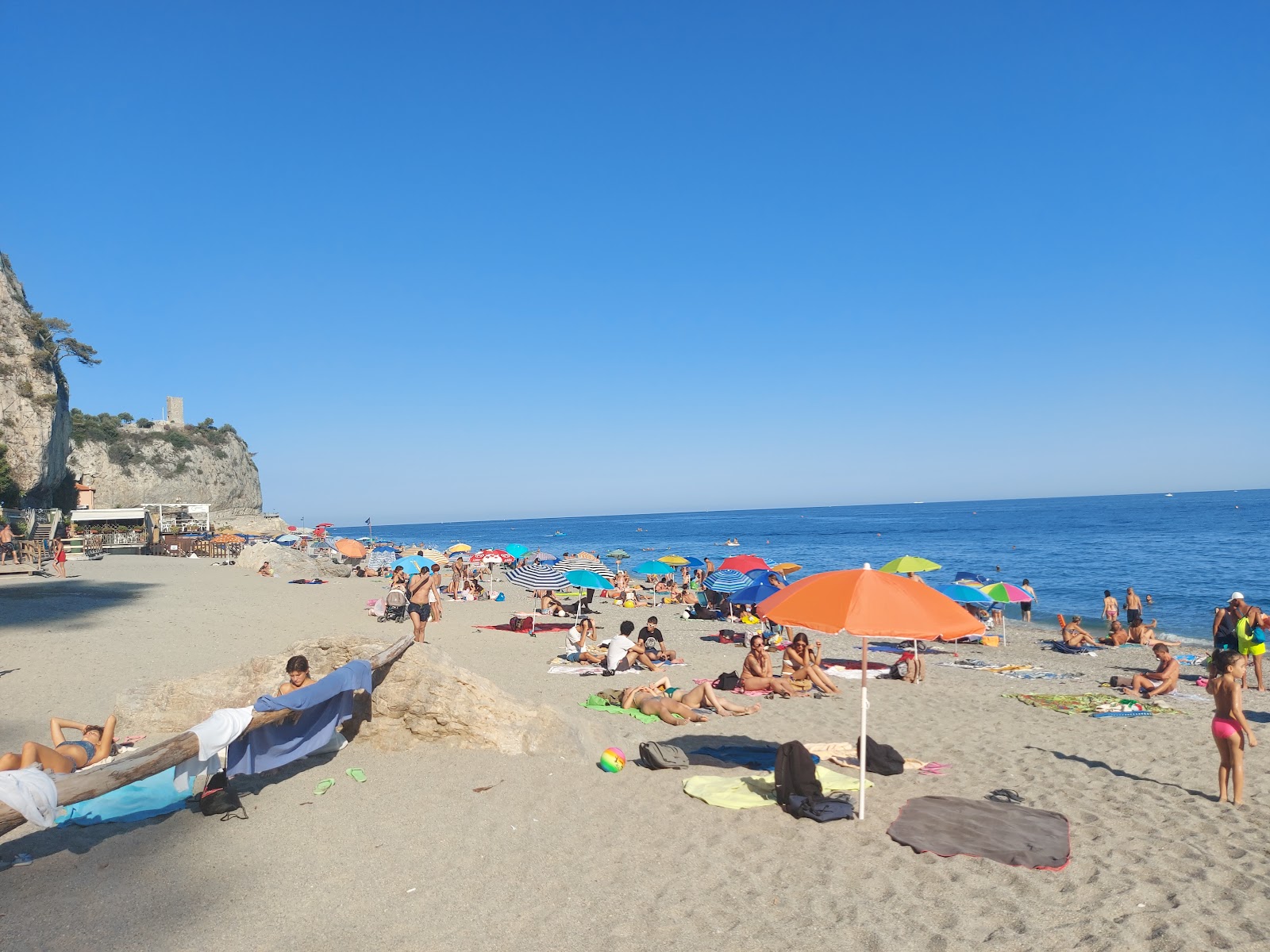 Foto van Spiaggia libera del Castelletto met hoog niveau van netheid
