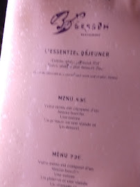 Bessem Restaurant à Mandelieu-la-Napoule menu