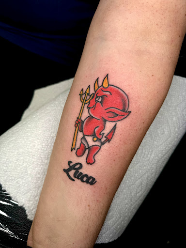 Explore muay thai tattoo ideas, creative tattoo ideas in Englishtown, available at Battlefront Tattoo Company