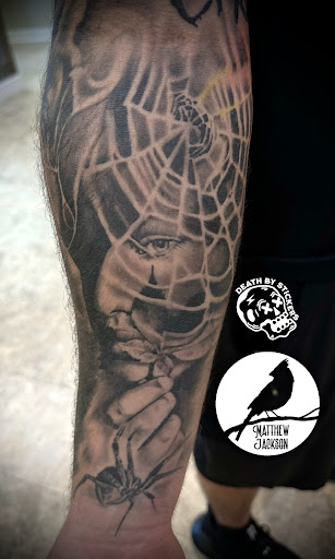 Find tattoo ideas chest for your next unique tattoo in Nashville at RedBird Tattoo