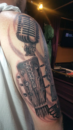 Explore latitude longitude tattoo ideas, creative tattoo ideas in Chattanooga, available at Inked Expressions North Tattoos